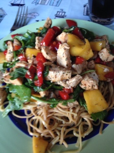 Chicken & Soba Noodle Salad with Mango, Chilli, Lime and Watercress